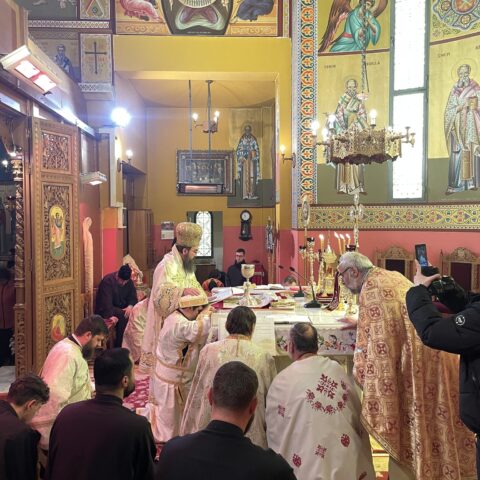 Kremtimi i Ngjalljes së Shën Llazarit dhe dorëzimi në gradën e dhjakonit i z. Kostandin Meko.