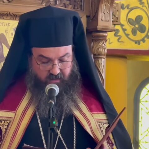 FJALA E MITROPOLITIT TË KORÇËS HIRËSISË SË TIJ ANASTASIT NË SHËRBESËN E FRONËZIMIT TË TIJ  Katedralja “Ngjallja e Krishtit” Korçë,  27.9.2025